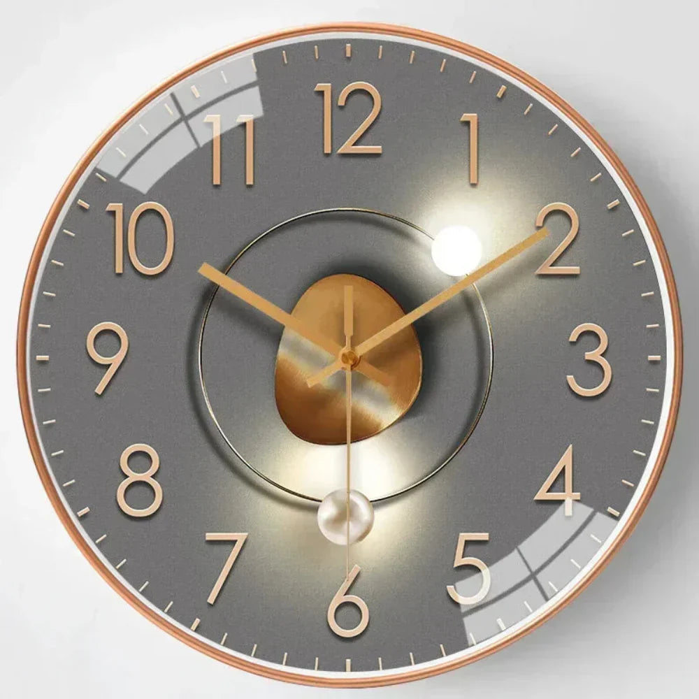 Silent Minimalist Wall Clock — Quiet Quartz Home Decor 11