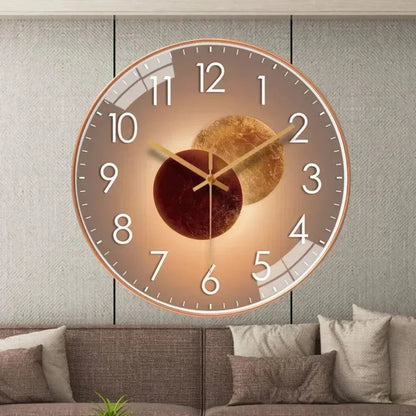 Silent Minimalist Wall Clock — Quiet Quartz Home Decor 2