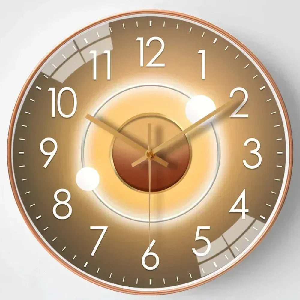 Silent Minimalist Wall Clock — Quiet Quartz Home Decor 6