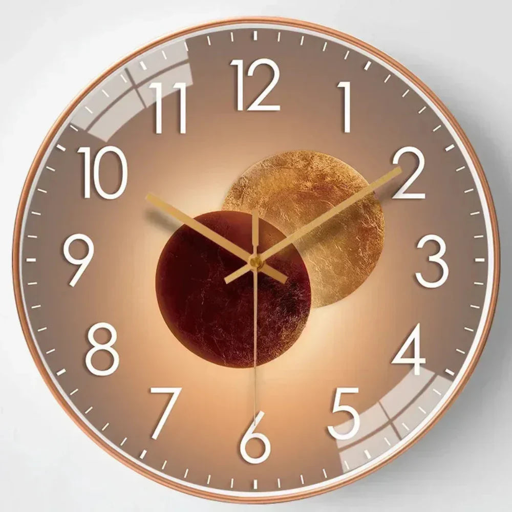Silent Minimalist Wall Clock — Quiet Quartz Home Decor 8