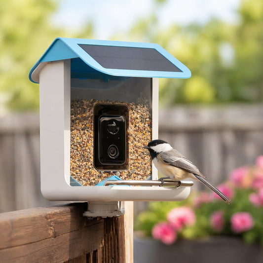 Smart Bird Feeder Camera — Solar WiFi AI Outdoor 1080p HD 1