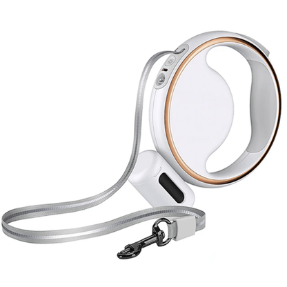 SmartLead Retractable Dog Leash — LED Light & Bag Holder 4