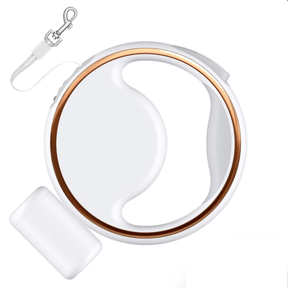 SmartLead Retractable Dog Leash — LED Light & Bag Holder 5