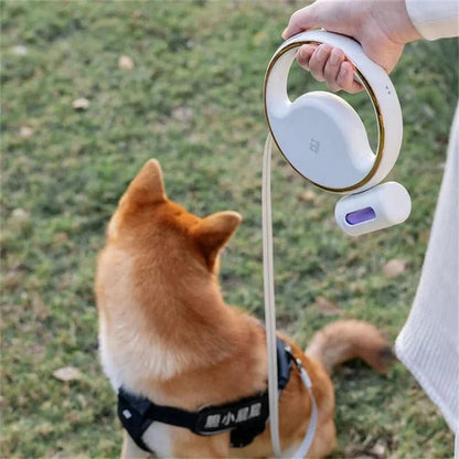 SmartLead Retractable Dog Leash — LED Light & Bag Holder 7