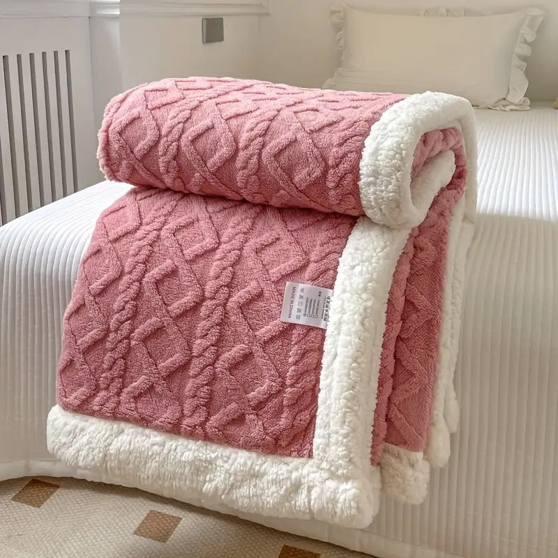 Snuggle Sherpa Fleece Blanket — Reversible All-Season Throw 5