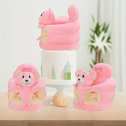 Soft Plush Baby Sitting Chair — Animal Design Support Seat 3