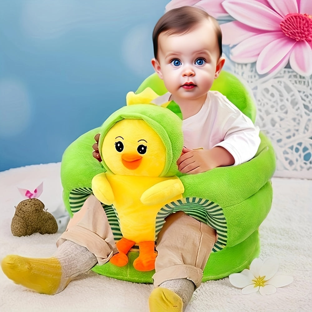 Soft Plush Baby Sitting Chair — Animal Design Support Seat 4