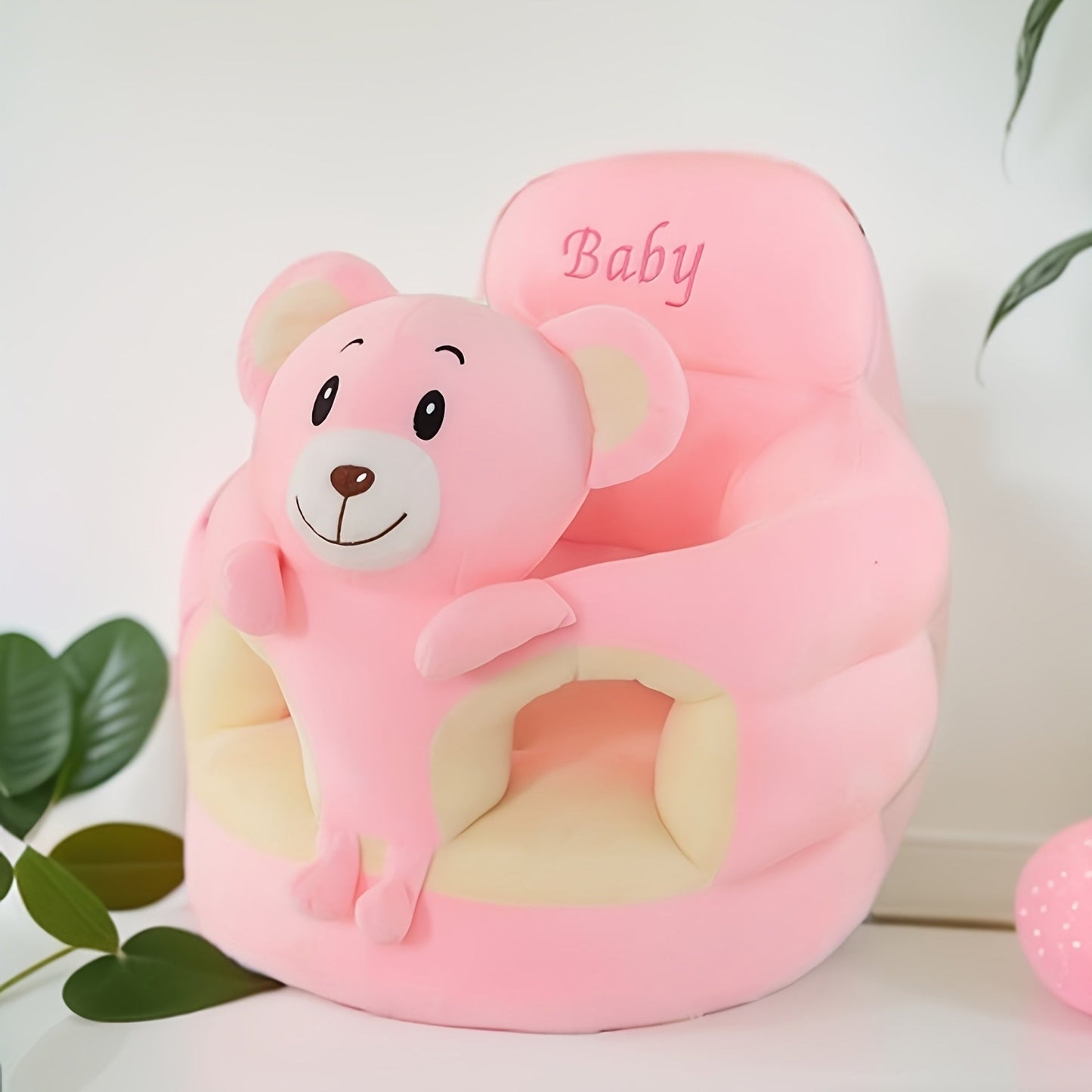 Soft Plush Baby Sitting Chair — Animal Design Support Seat 7