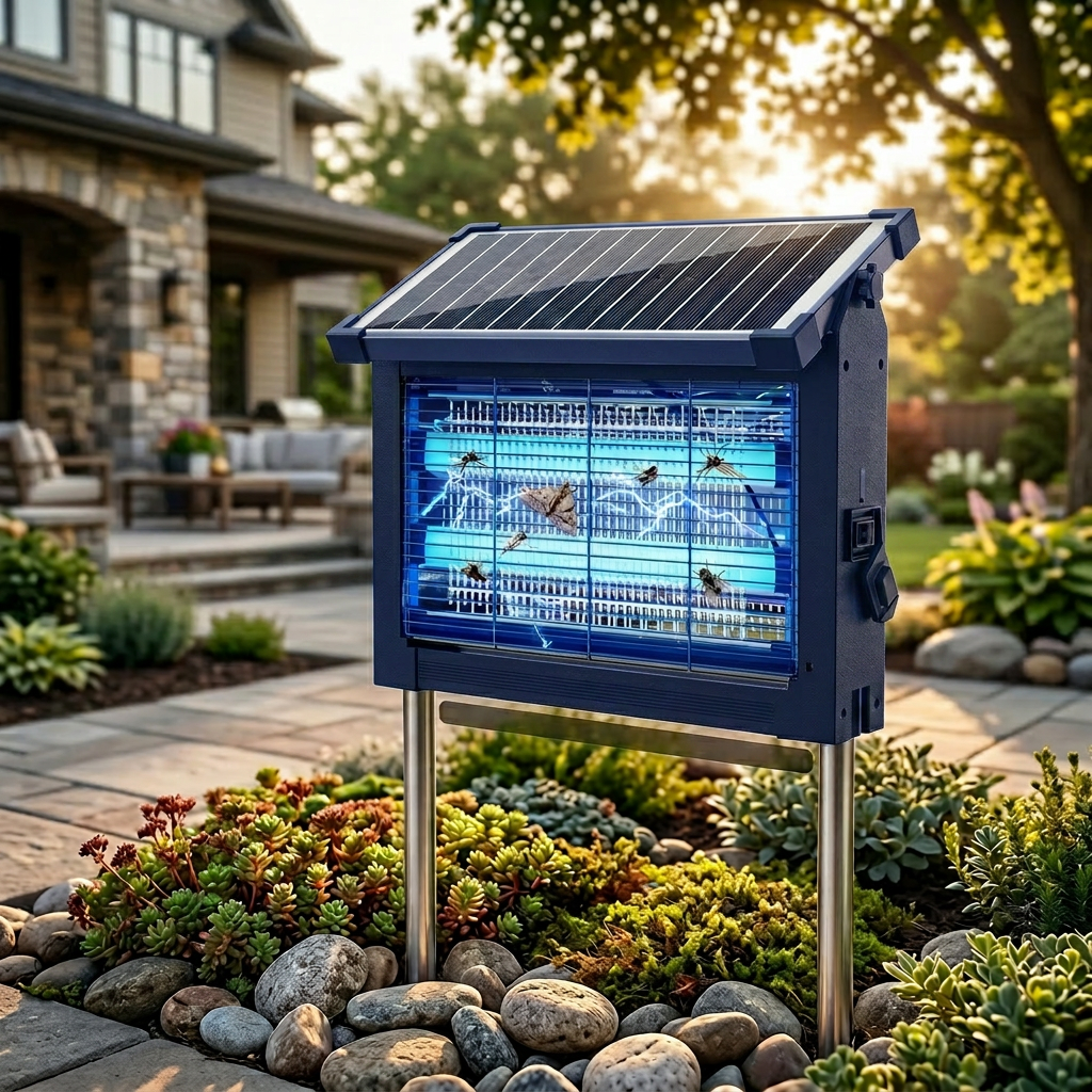 Solar Mosquito Trap Outdoor — 325 m² Chemical-Free Coverage 10
