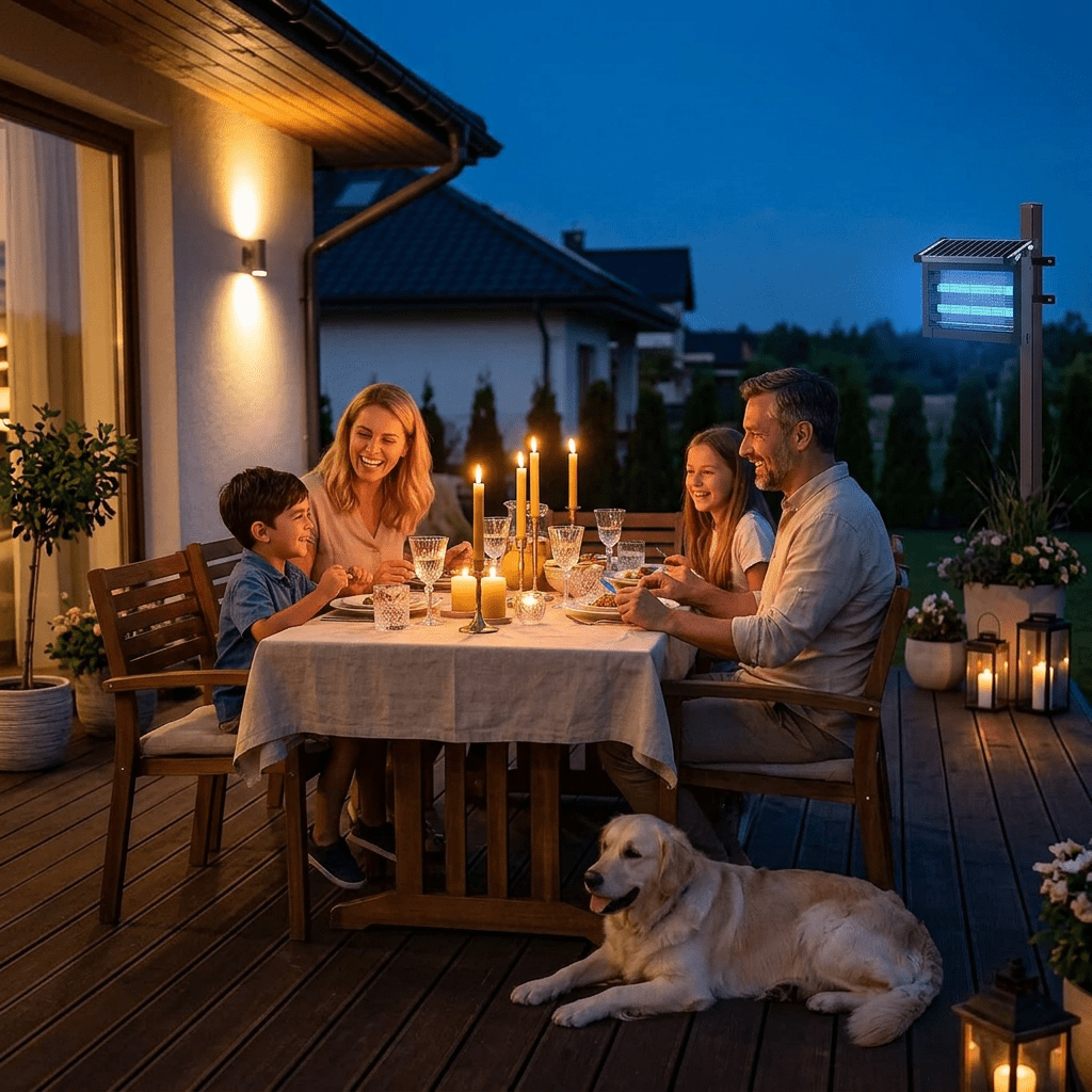 Solar Mosquito Trap Outdoor — 325 m² Chemical-Free Coverage 7