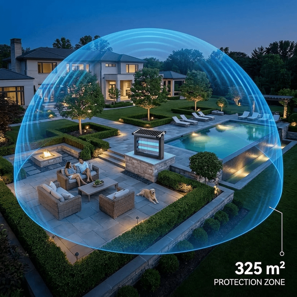 Solar Mosquito Trap Outdoor — 325 m² Chemical-Free Coverage 8