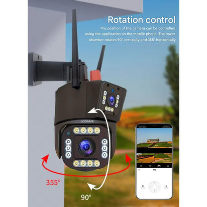 Solar Security Camera 4K Wireless — Dual Lens 360° Rotation 9