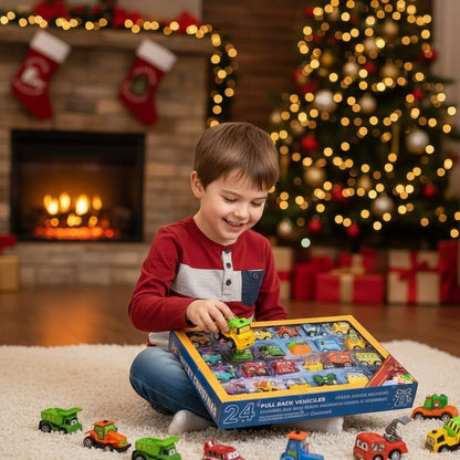 Speedjoy 24-Day Car Advent Calendar 2026 for Kids 3