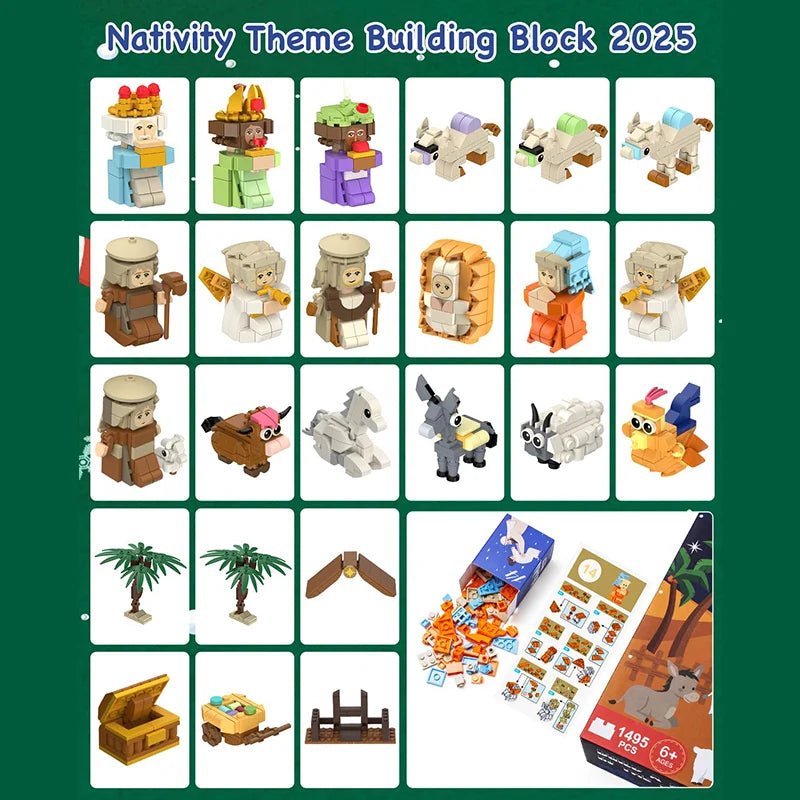 STACKMAS DIY Advent Calendar — Nativity Building Blocks Set 6