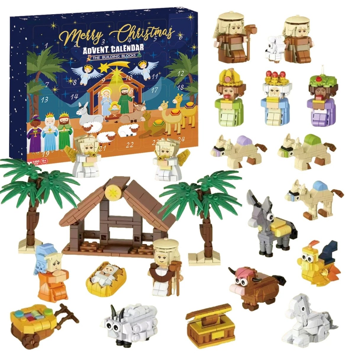 STACKMAS DIY Advent Calendar — Nativity Building Blocks Set 8