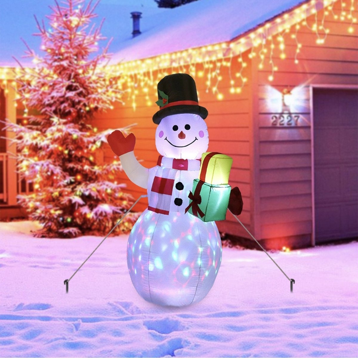 Starlume Inflatable LED Christmas Ornament — 4 Festive Designs 6