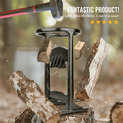Cast Iron Log Splitter — Safe Bladeless Kindling Tool 4