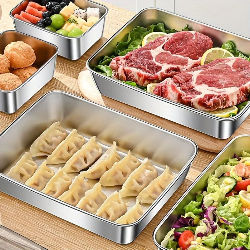 STEELFRESH Stainless Steel Lunch Box — Airtight Silicone Seal 5