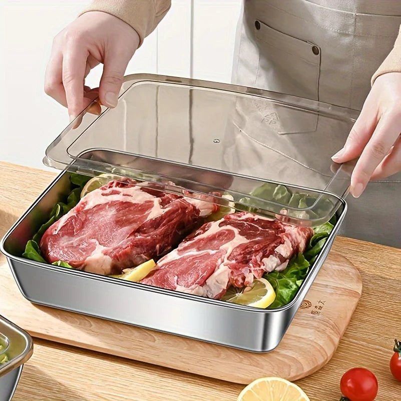 STEELFRESH Stainless Steel Lunch Box — Airtight Silicone Seal 7