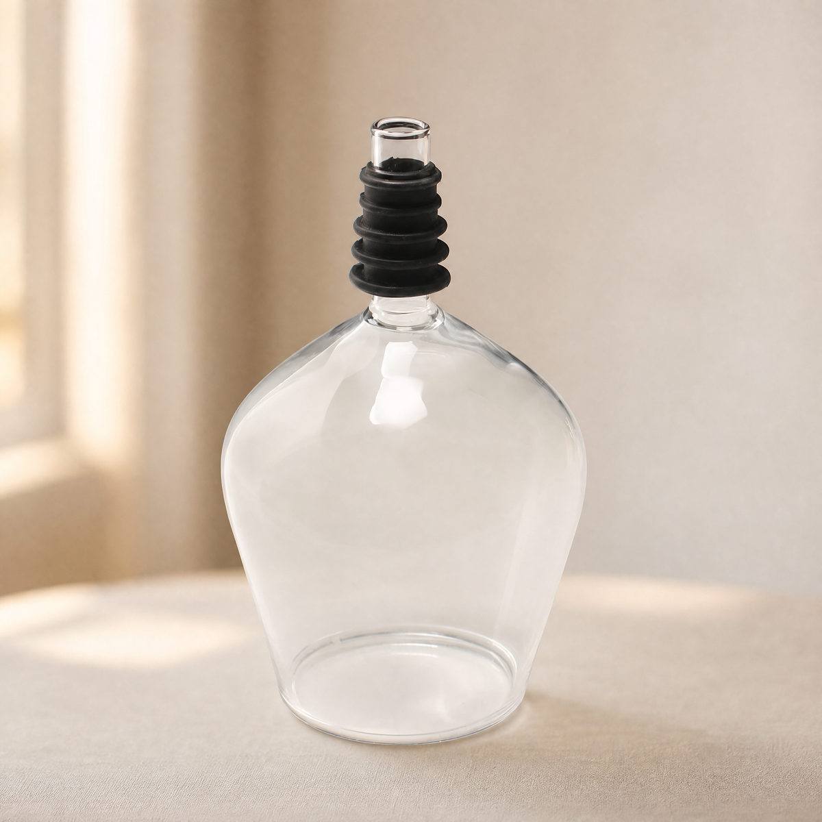 Wine Accessories — Stemless Glass with Bottle Stopper Base 6