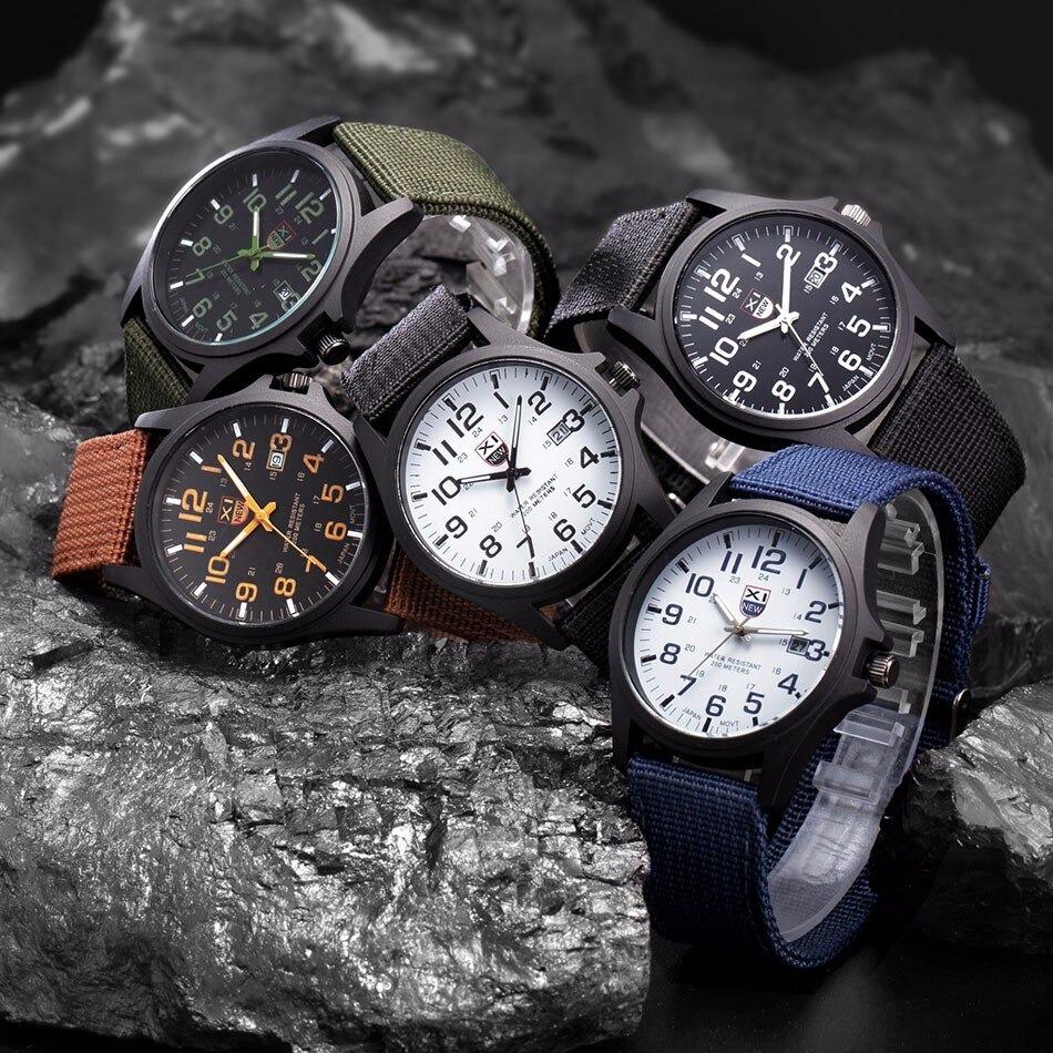Tactical Men's Watch — Waterproof, Shockproof & LED Light 2