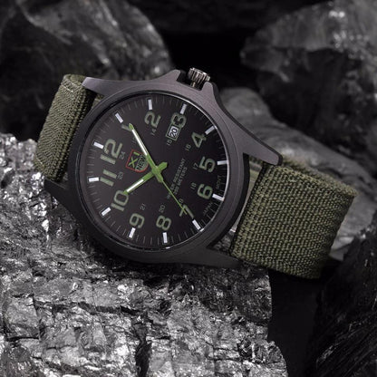 Tactical Men's Watch — Waterproof, Shockproof & LED Light 1