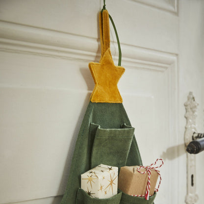 TALIRA Handwoven Cotton Advent Calendar — 24-Pocket Christmas Tree 3