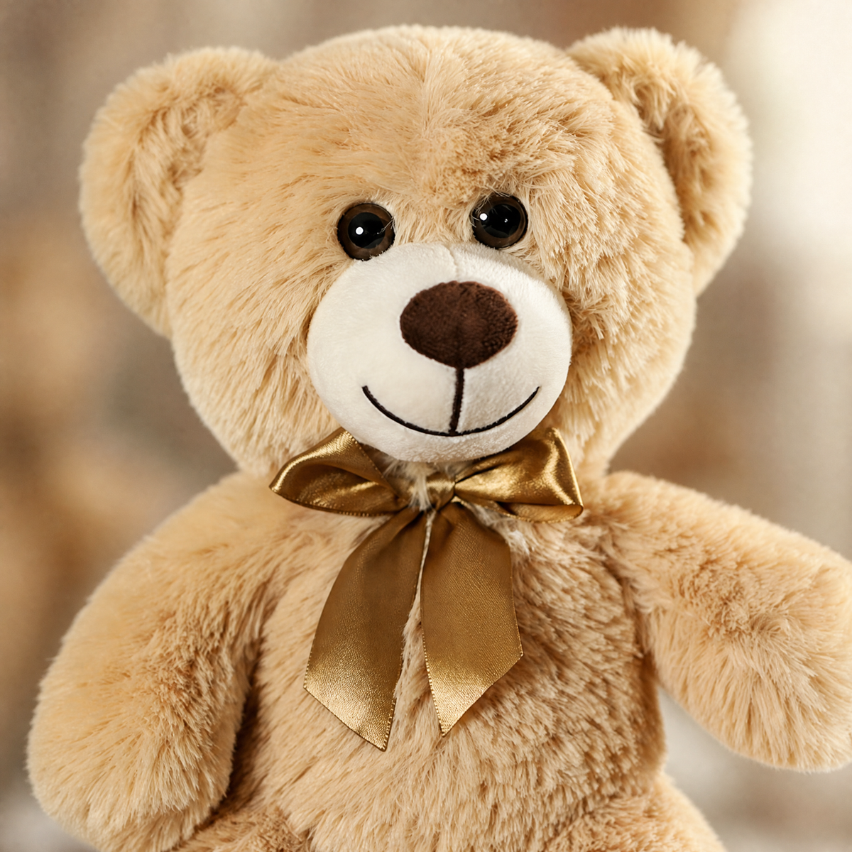 Teddy Bear Plush Toy with Satin Bow — Soft 25–30 cm Gift 5
