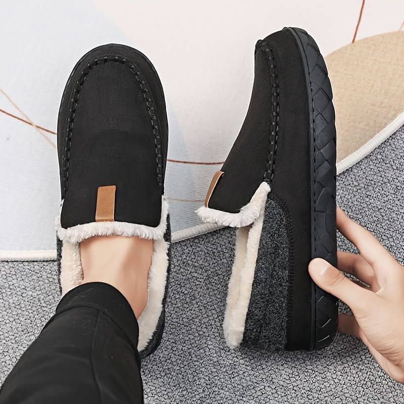 TERRAWOOL Men's Wool Loafer Slippers — Warm House Shoes 5