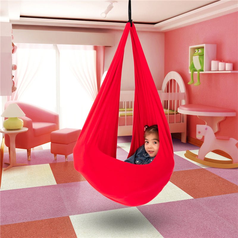 Therapeutic Cotton Hammock Swing for Kids — Sensory Play 5