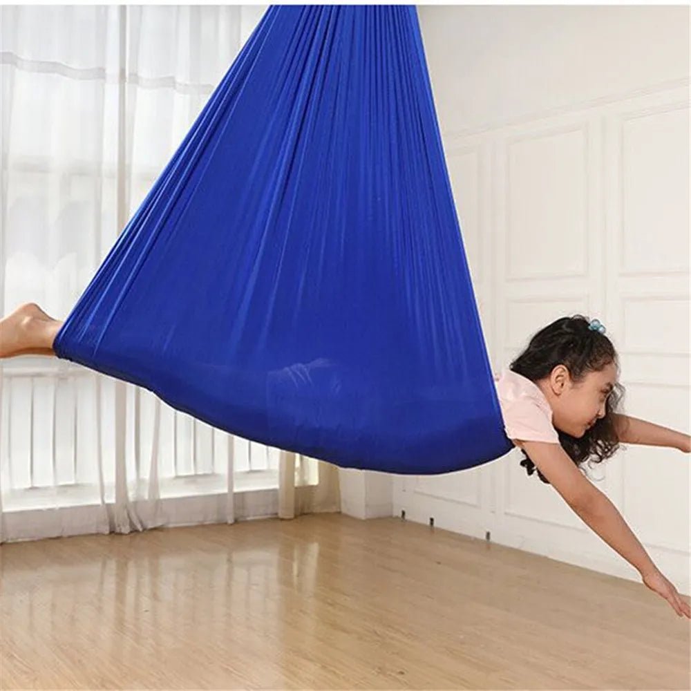 Therapeutic Cotton Hammock Swing for Kids — Sensory Play 8