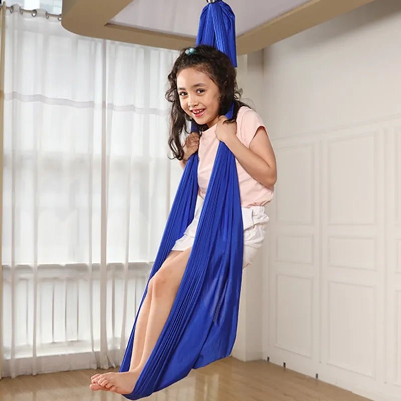 Therapeutic Cotton Hammock Swing for Kids — Sensory Play 9