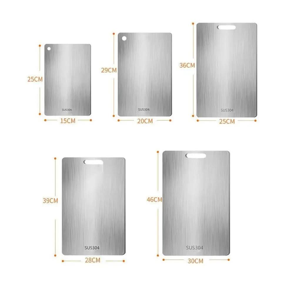 Titan Edge Stainless Steel Cutting Board — Scratch-Resistant 9