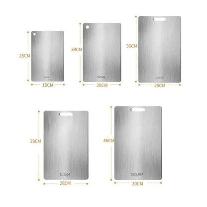 Titan Edge Stainless Steel Cutting Board — Scratch-Resistant 9