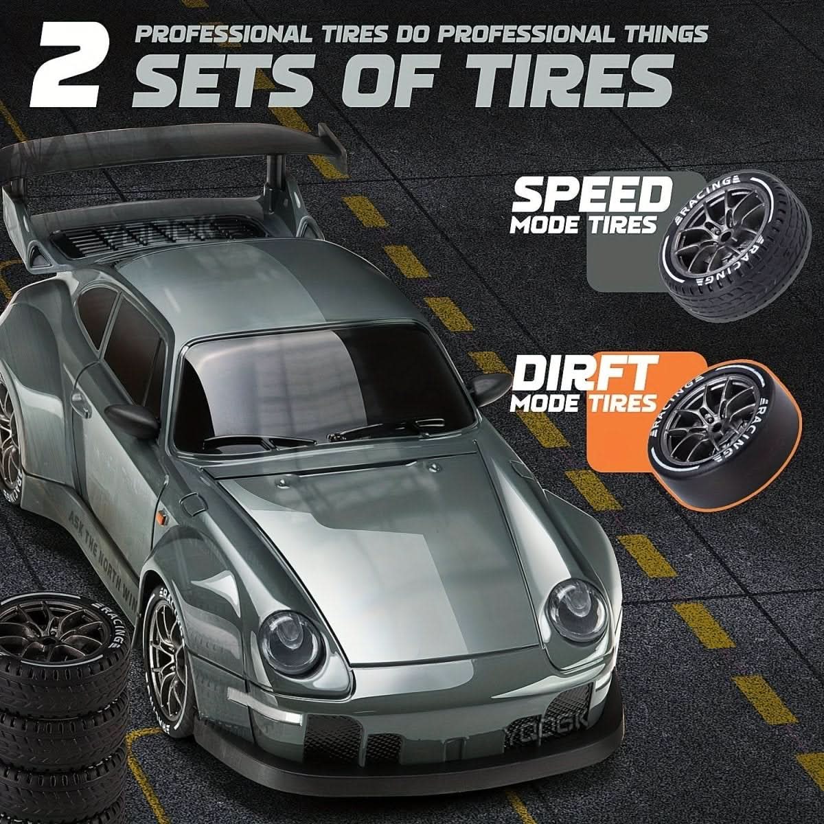 RC Car Ultimate Drift Racer — LED Wheels & 4WD 1:24 Scale 4