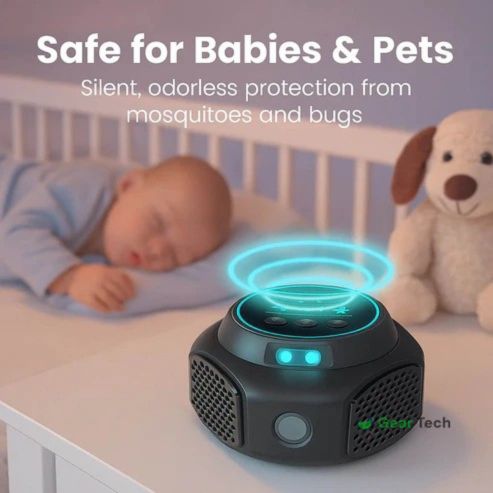 Ultrasonic Plug-In Rodent Repeller — 3200 m² Coverage 3