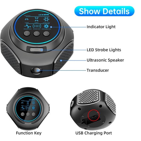 Ultrasonic Plug-In Rodent Repeller — 3200 m² Coverage 5
