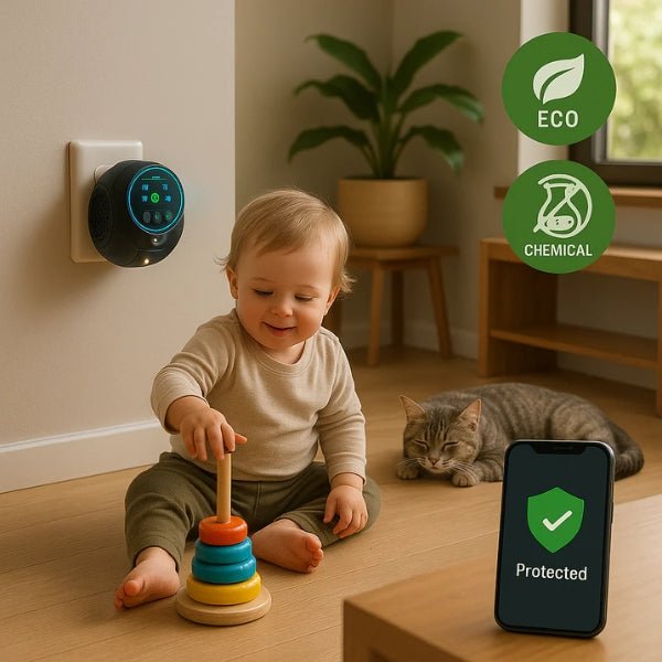Ultrasonic Plug-In Rodent Repeller — 3200 m² Coverage 6