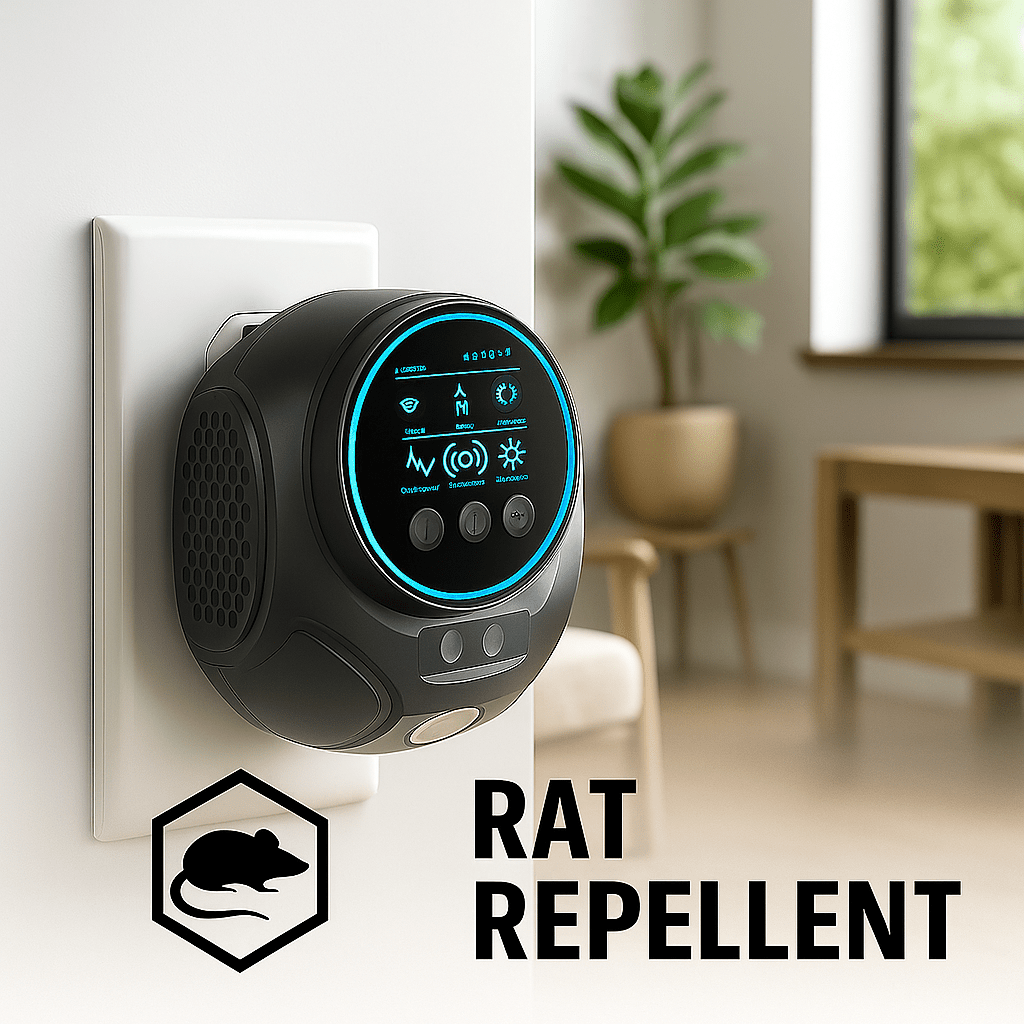 Ultrasonic Plug-In Rodent Repeller — 3200 m² Coverage 1