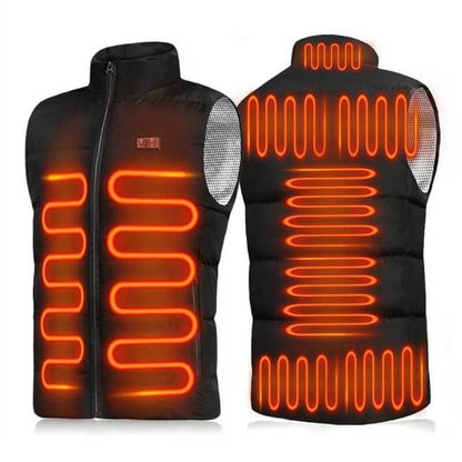 Unisex Heated Vest — 9-Zone Carbon Fiber, Up to 55°C 2