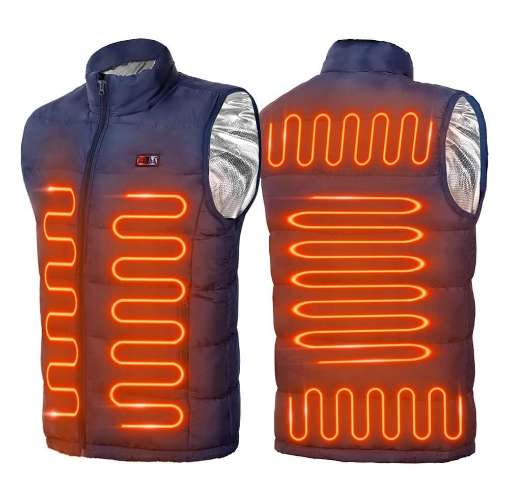 Unisex Heated Vest — 9-Zone Carbon Fiber, Up to 55°C 3