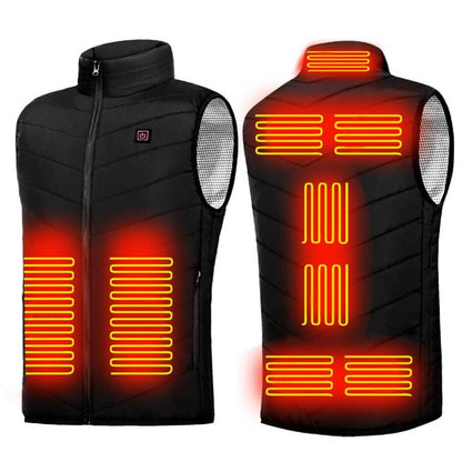 Unisex Heated Vest — 9-Zone Carbon Fiber, Up to 55°C 1
