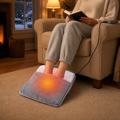 USB Electric Foot Warmer Bag — Flannel Heated Pad 50–60°C 2