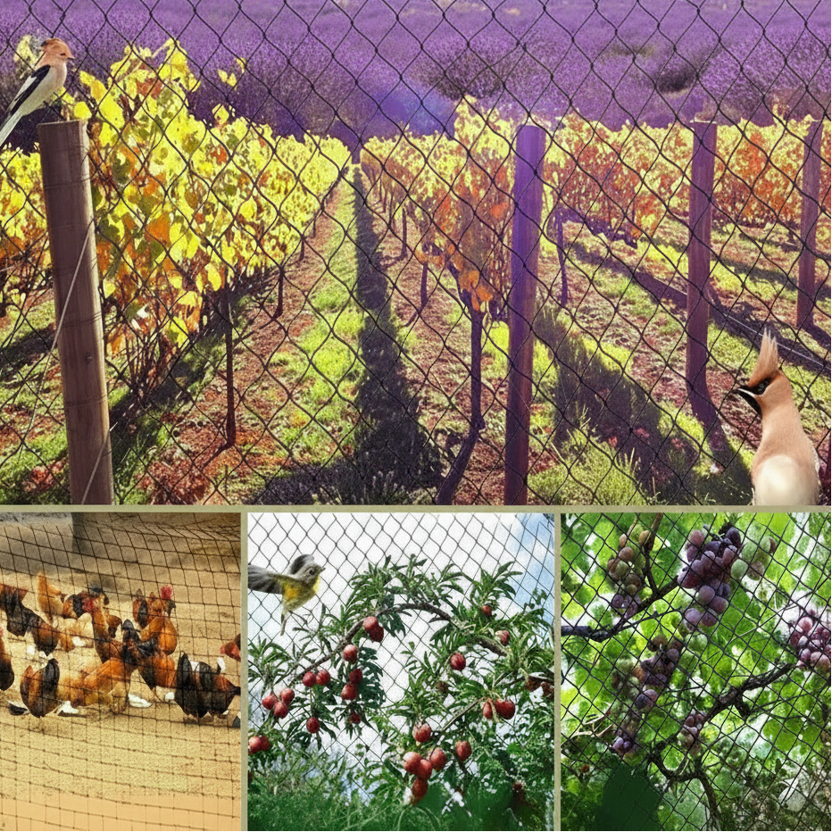 UV-Resistant Bird & Deer Netting for Orchards and Gardens 1