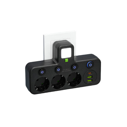 VOLTRIQ ProLine Power Strip — 4 Outlets, USB-C, Surge Protection 6