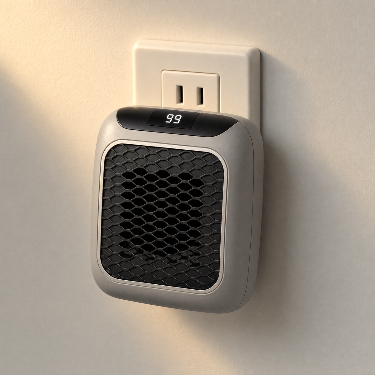 Wall-Mounted Mini Electric Space Heater with Remote Control 3