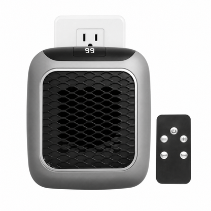 Wall-Mounted Mini Electric Space Heater with Remote Control 1