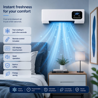 WallBreeze 2000W Dual Function Wall-Mounted Air Conditioner