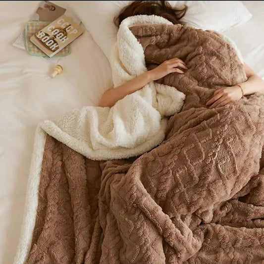 WarmWool Double-Sided Fleece Blanket — Ultra-Soft Winter Throw 1