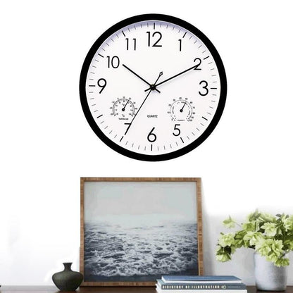 Weatherproof Outdoor Garden Clock with Temperature Gauge 3